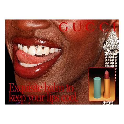 pubblicità rossetto gucci|“Che orrore quei denti!” La nuova campagna Gucci dei rossetti .